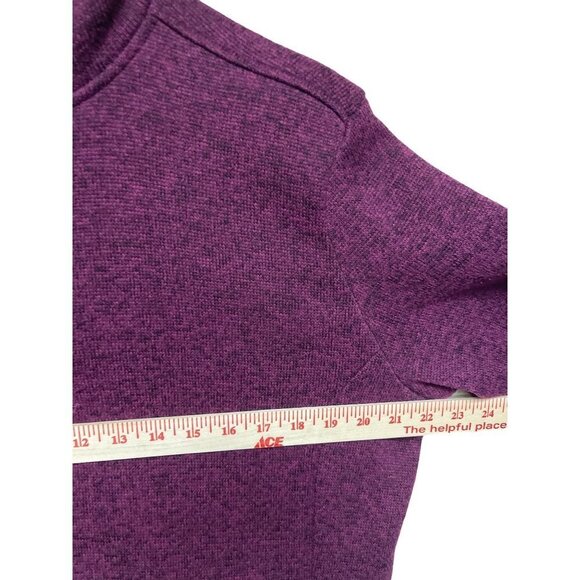 Orvis 1/4 Snap Burgundy Purple Pullover Sweater Shirt Size Large - Picture 5 of 9